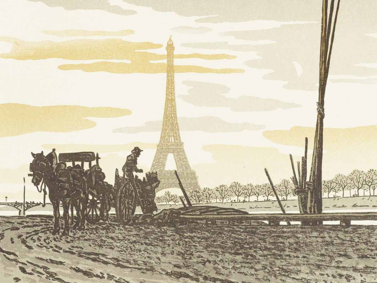Henri Rivière’s *Thirty-Six Views of the Eiffel Tower* (1888–1902) — The Public Domain Review