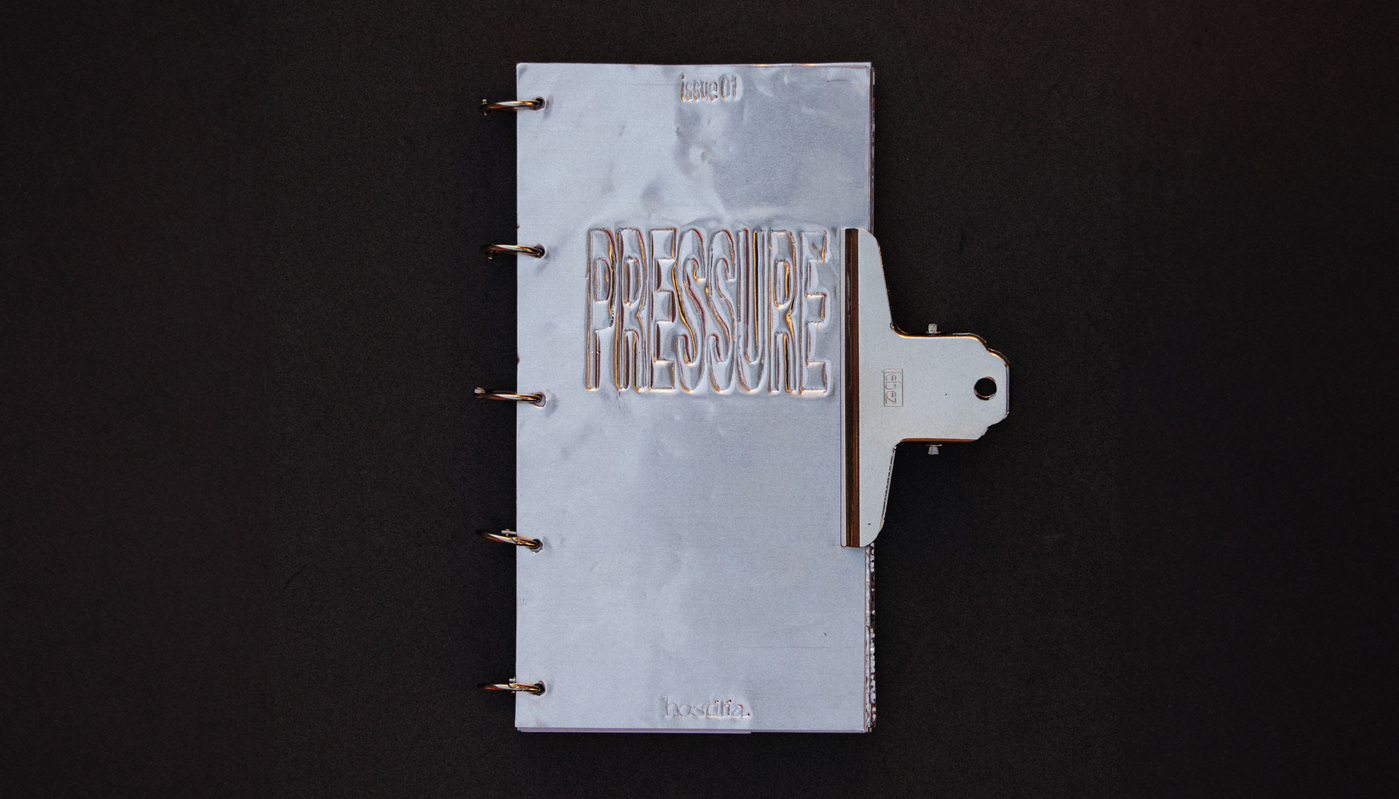 Hostilia issue 01, “Pressure” - Fonts In Use