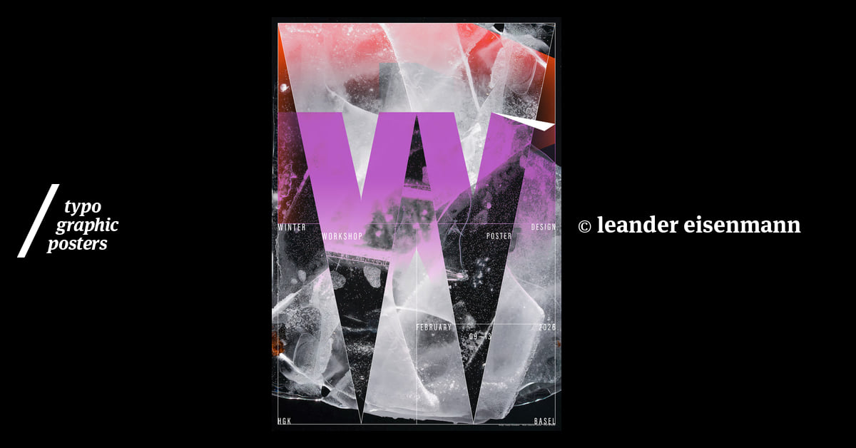 Winter Workshop Poster Design 2026 by leander eisenmann (2025)